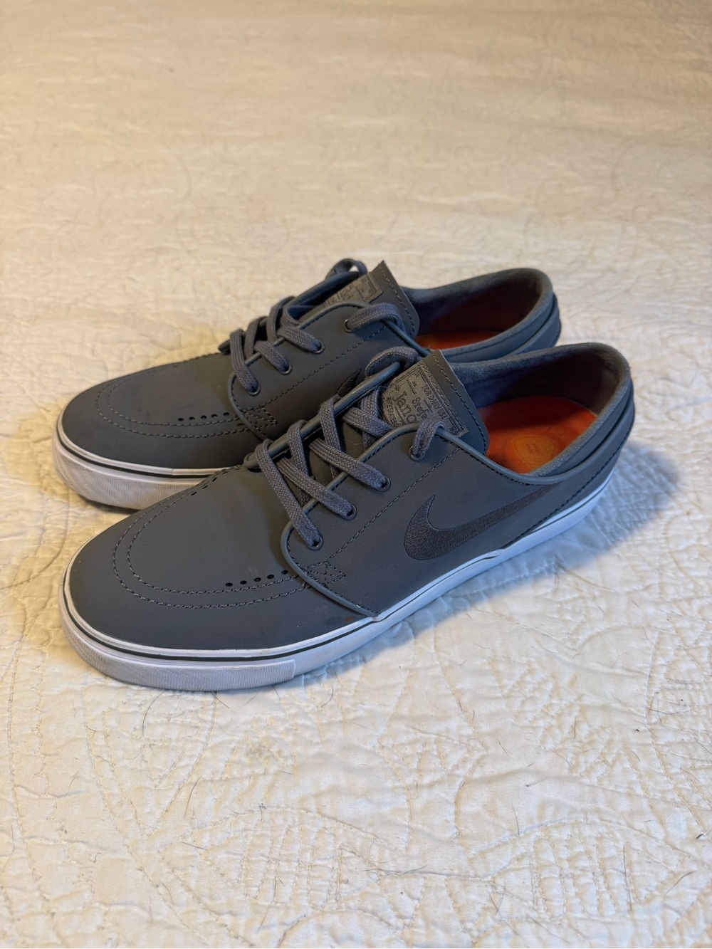 Nike Zoom Stefan Janoski Leather Cool Grey - Picture 3 of 8